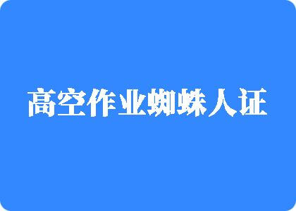 插屄的视频高空作业蜘蛛人证